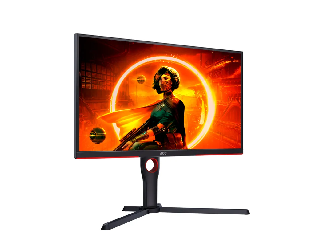 Monitor AOC 25G3ZM/BK 24.5"/VA/1920x1080/240Hz/1ms GtG/HDMIx2,DP/Freesync/Pivot,visina/crna Slika 1